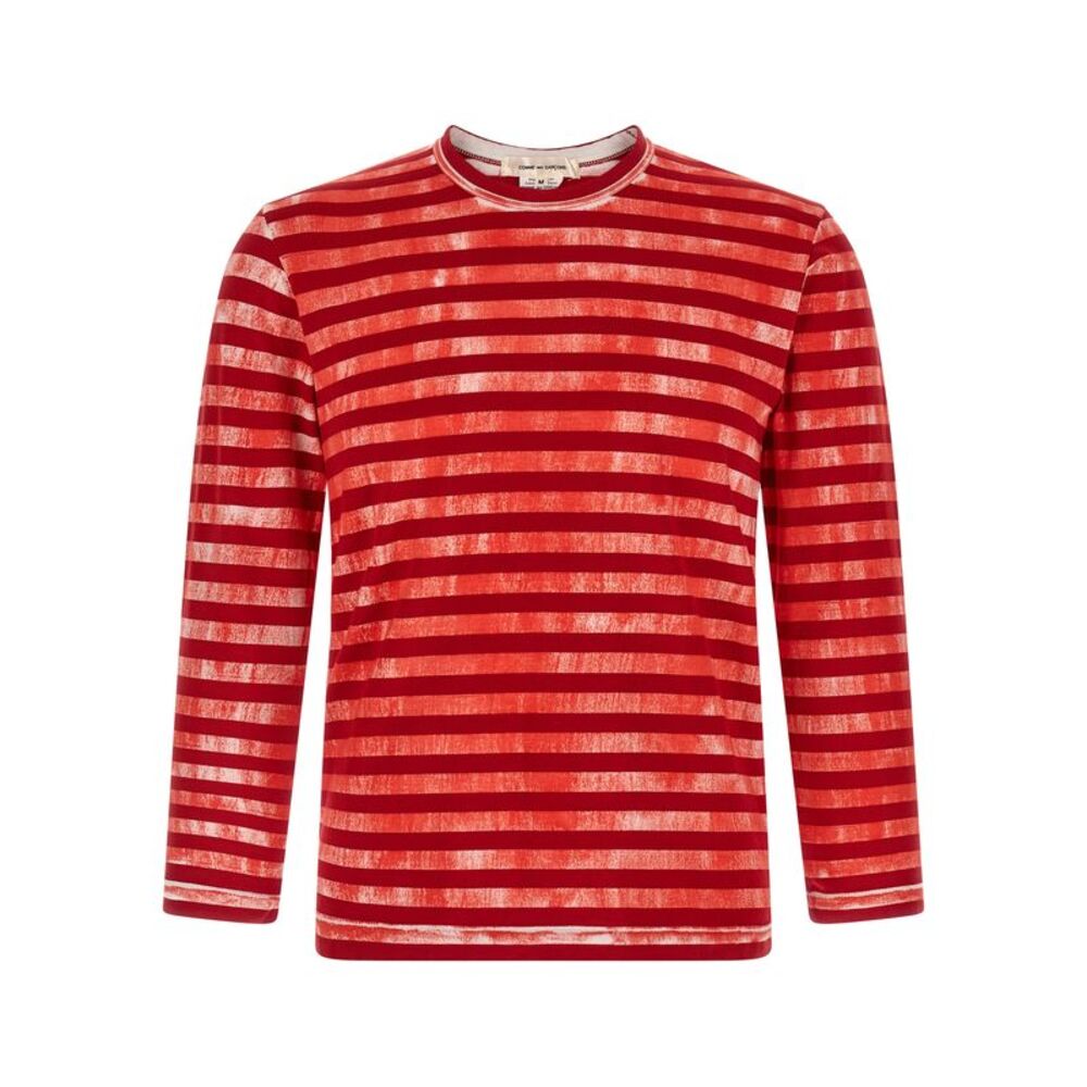 Comme Des Garçons Multicolor Cotton Long Sleeve Women's T-Shirt